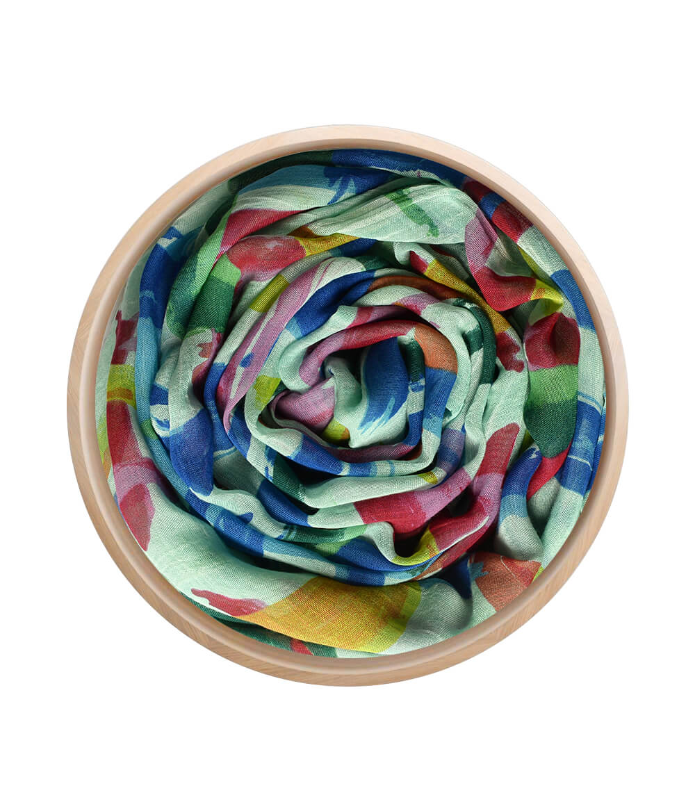 Foulard Mirò Azzurro Acqua