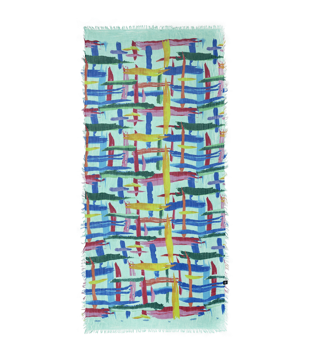 Foulard Mirò Azzurro Acqua - immagine 2