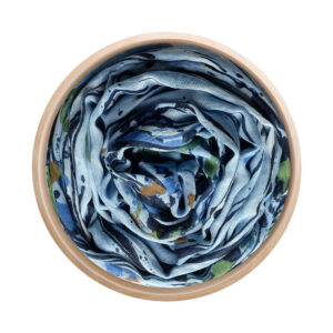 Foulard Pollock Azzurro