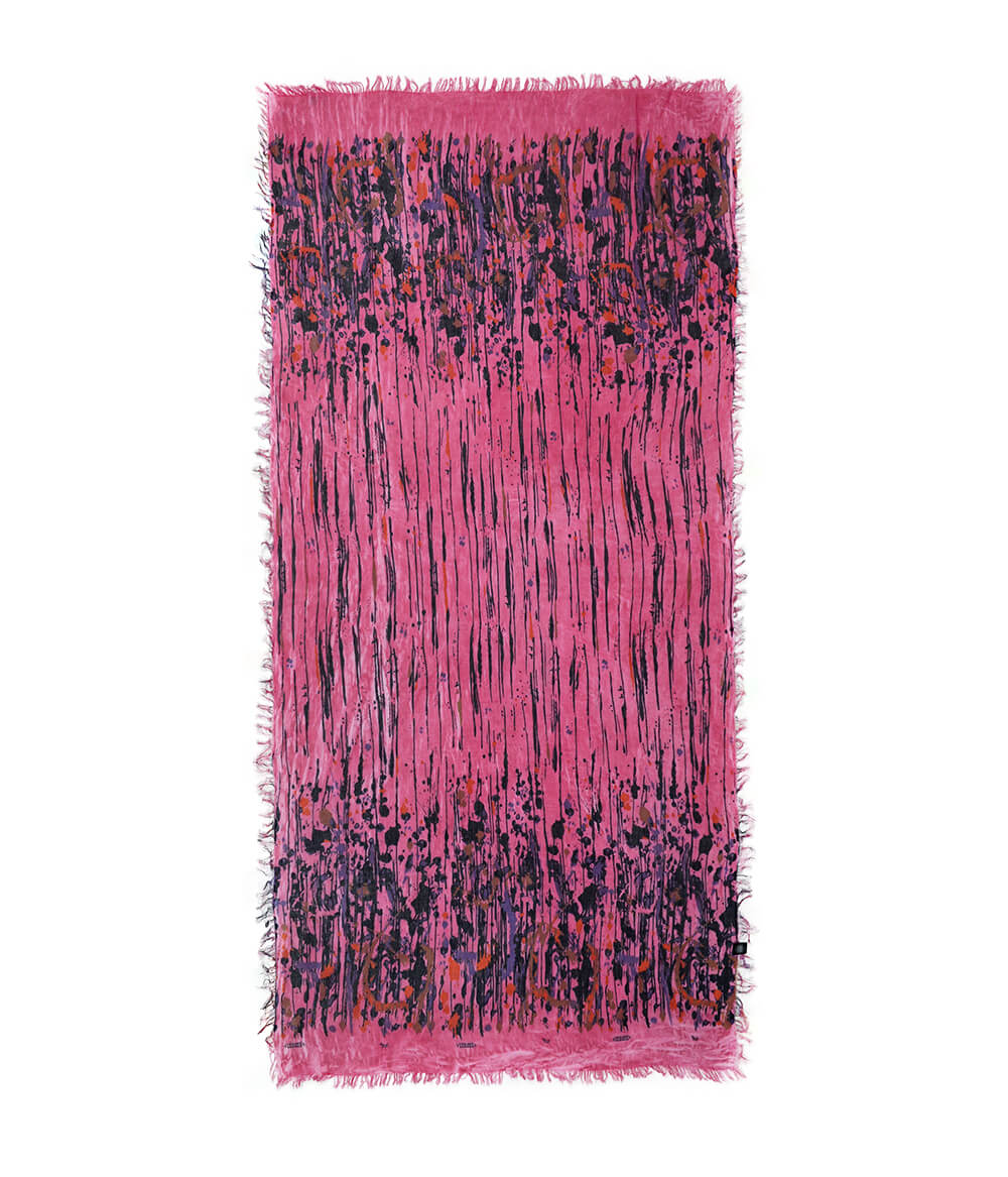Foulard Pollock Fuxia - immagine 2