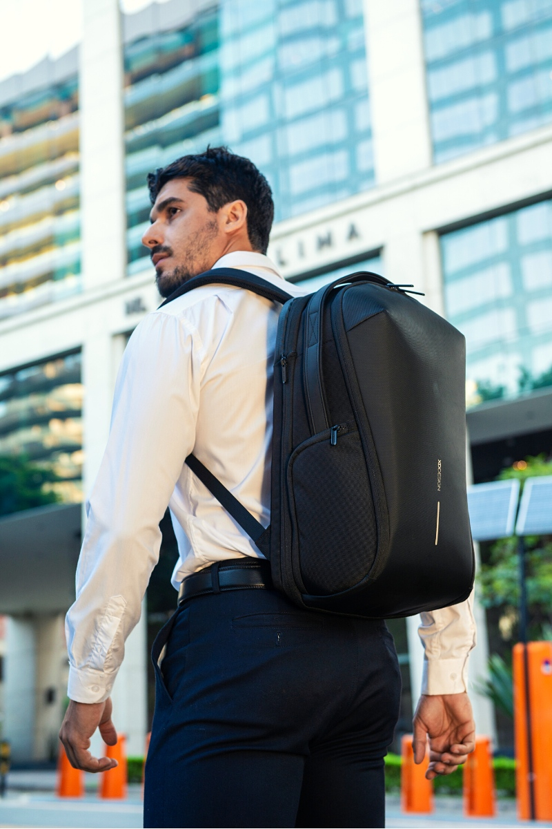 Bobby Bizz Business & Travel Backpack Nero - immagine 4