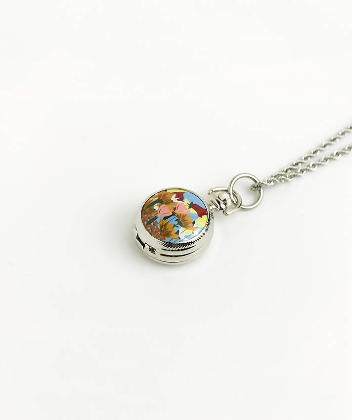 Pocket Flower con Collana Fune Acciaio - immagine 2