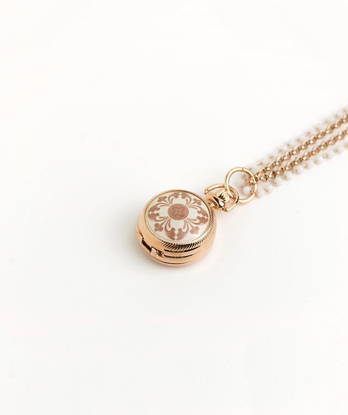 Pocket Maiolica Beige con Collana Rollò Rosè - immagine 2