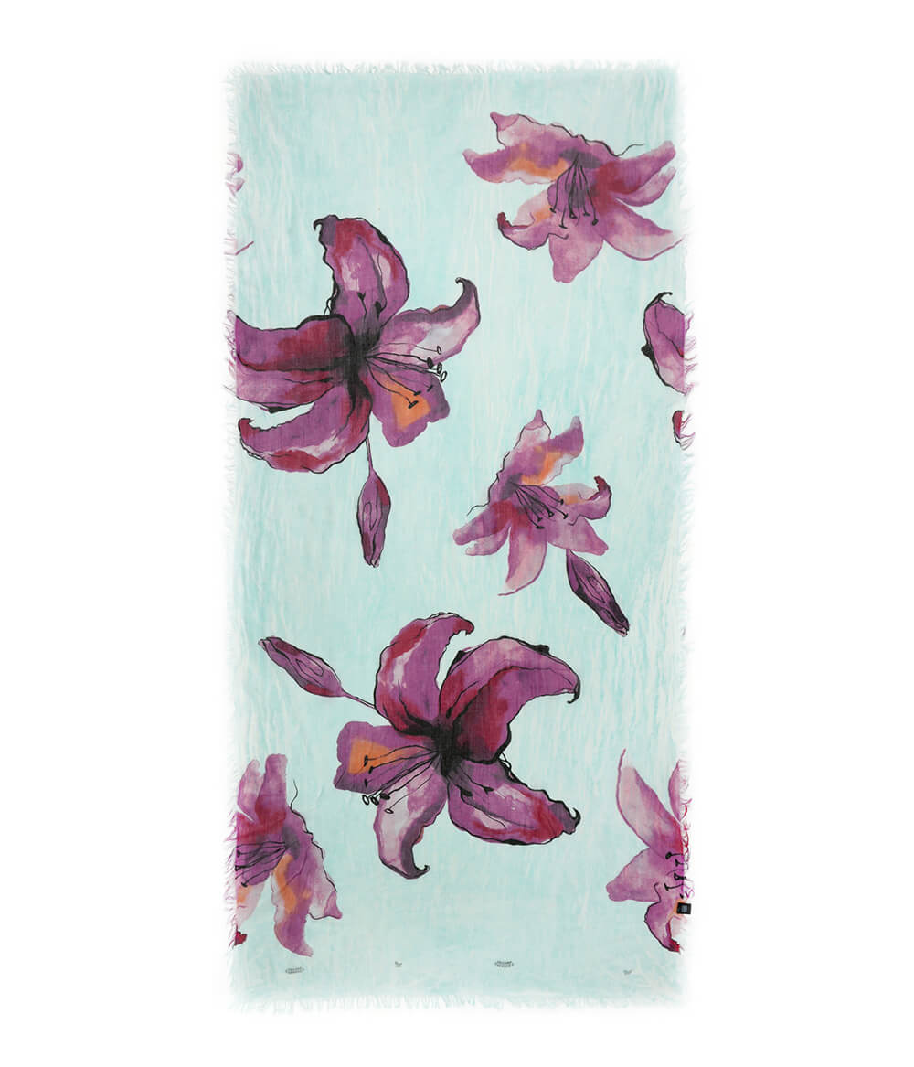 Foulard Degas Azzurro Acqua - immagine 2