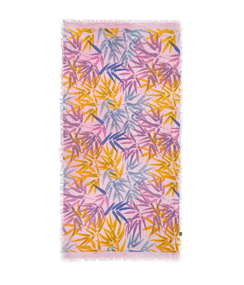 Foulard Hokusai Rosa Scuro - immagine 2