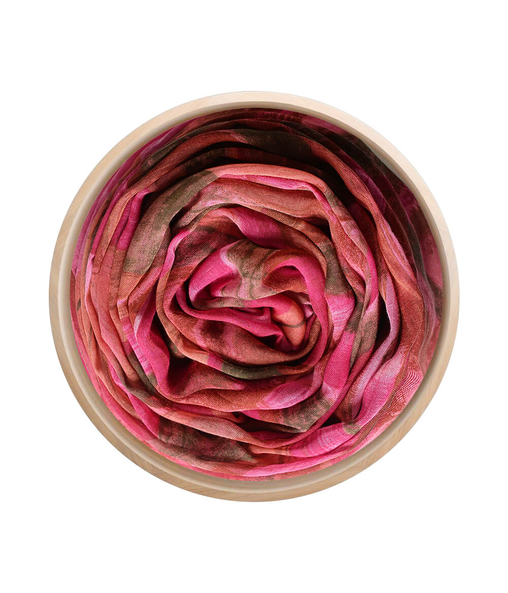 Foulard Kandinsky Fuxia