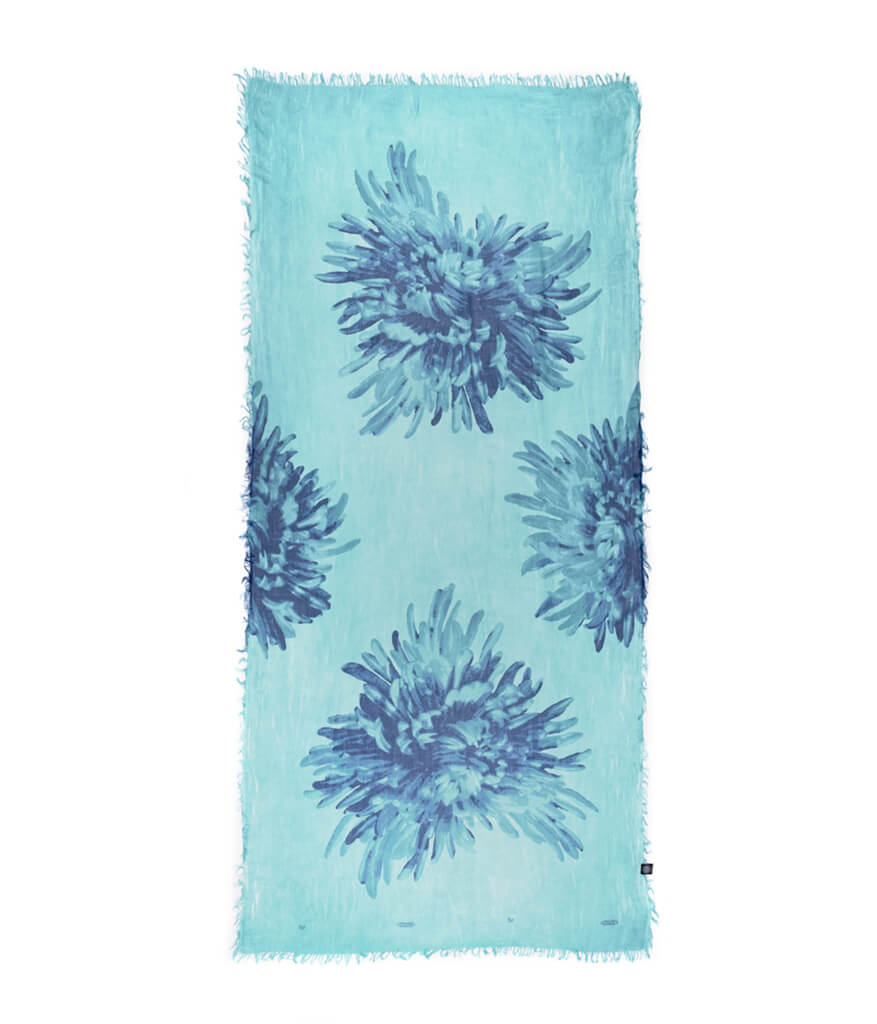 Foulard Van Gogh Verde Acqua - immagine 2