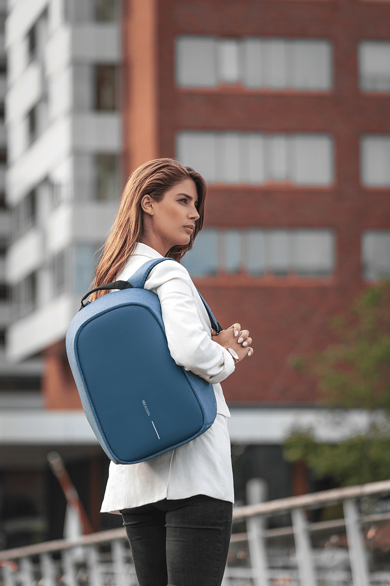 Bobby Hero Small Zaino Antifurto Light Blue - immagine 4