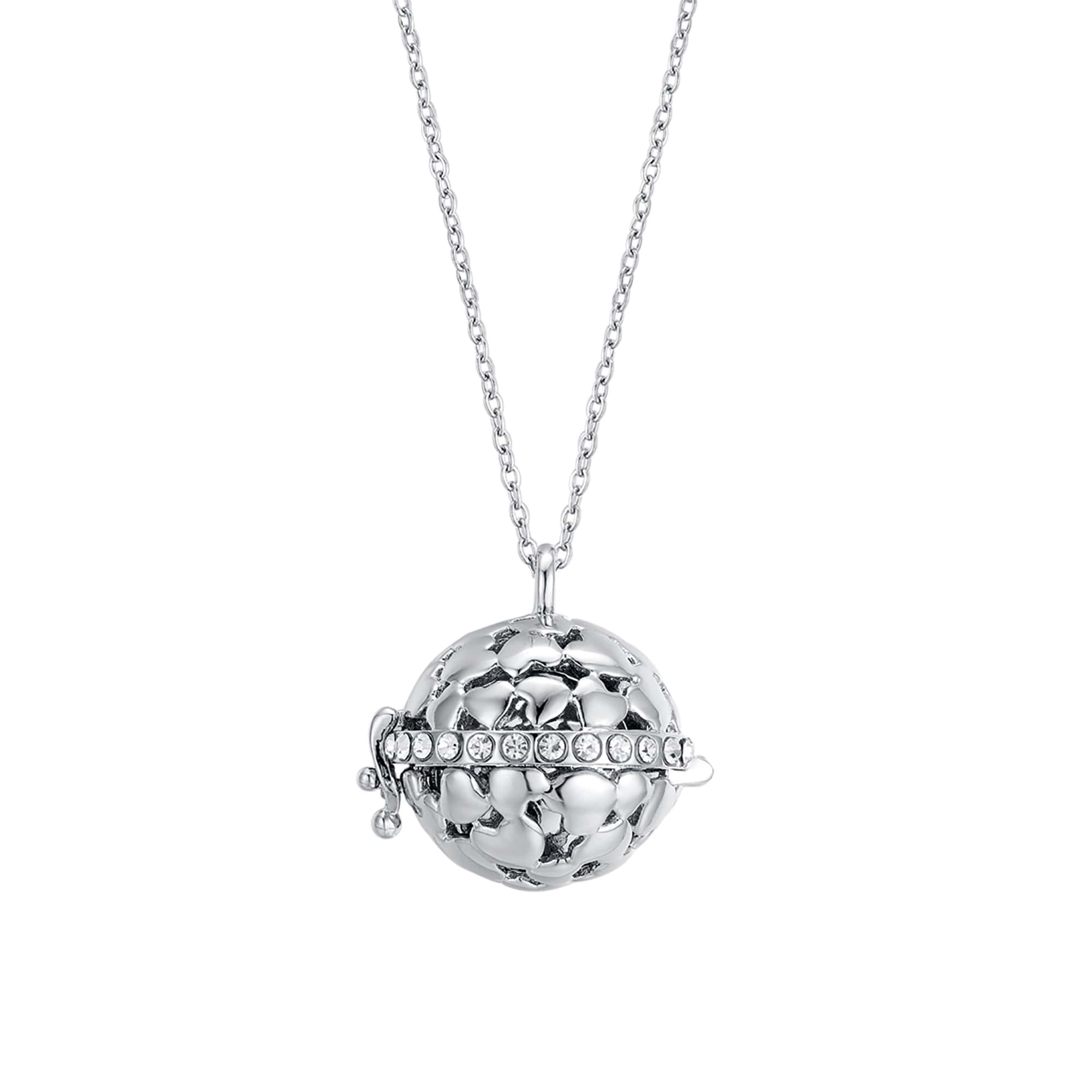 Collana Chiama Angeli Acciaio e Cristalli