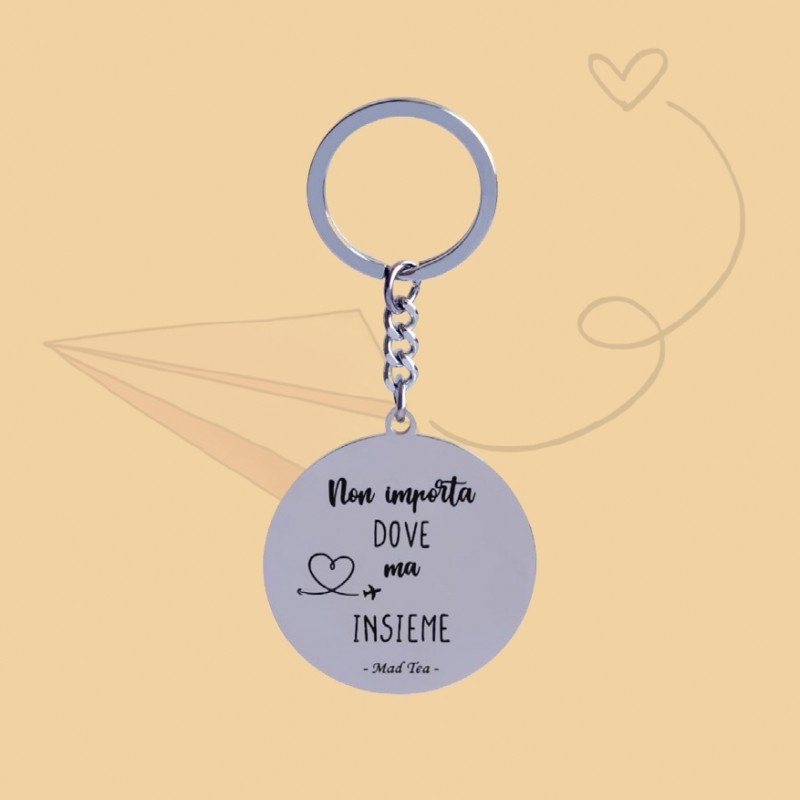 Portachiavi "Non Importa Dove Ma Insieme" - immagine 2