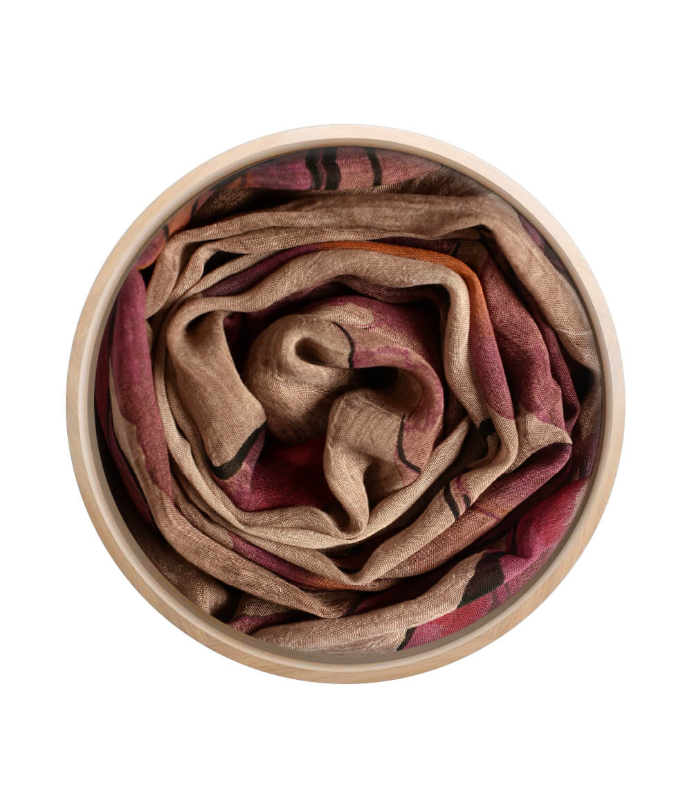Foulard Degas Marrone