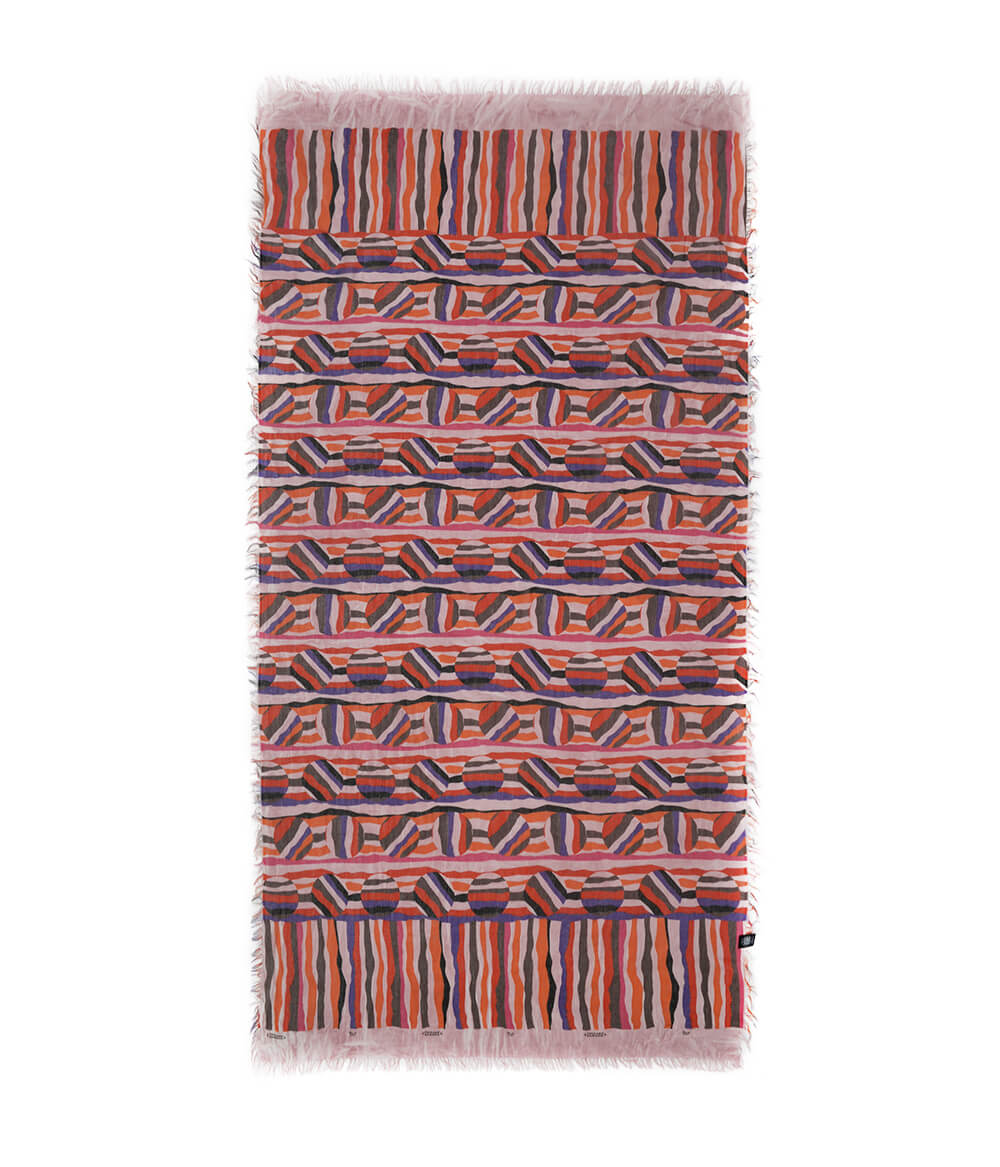 Foulard Boetti Rosa Antico - immagine 2