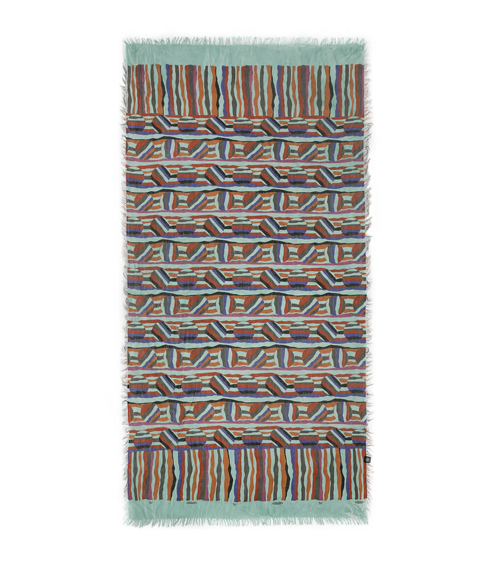 Foulard Boetti Verde Acqua - immagine 2