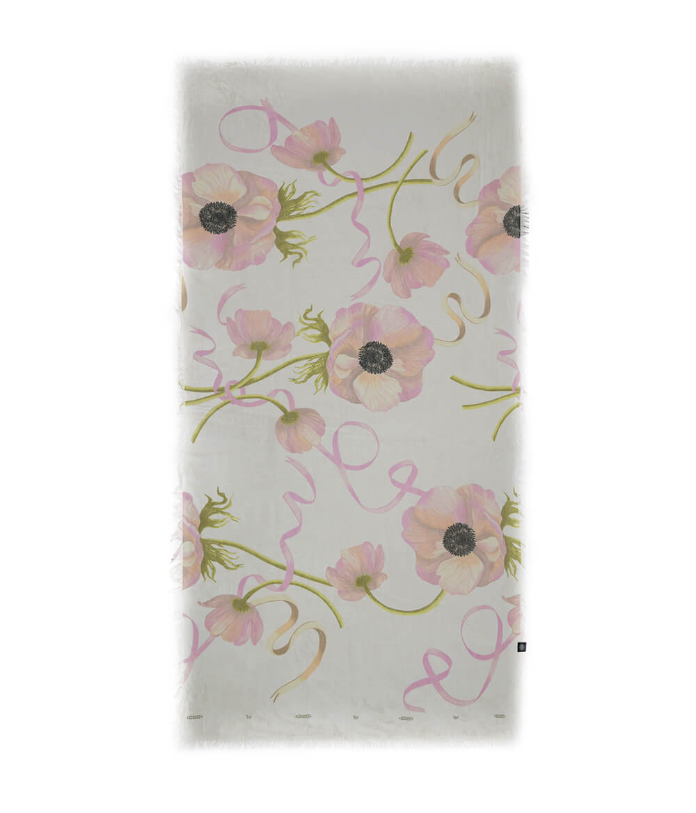 Foulard O'Keeffe Bianco - immagine 2