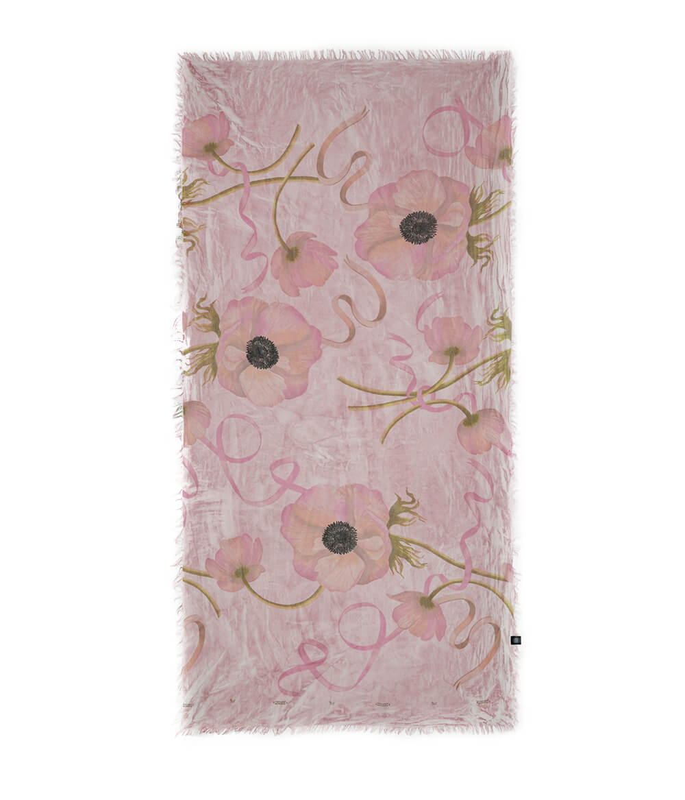 Foulard O'Keeffe Rosa Scuro - immagine 2