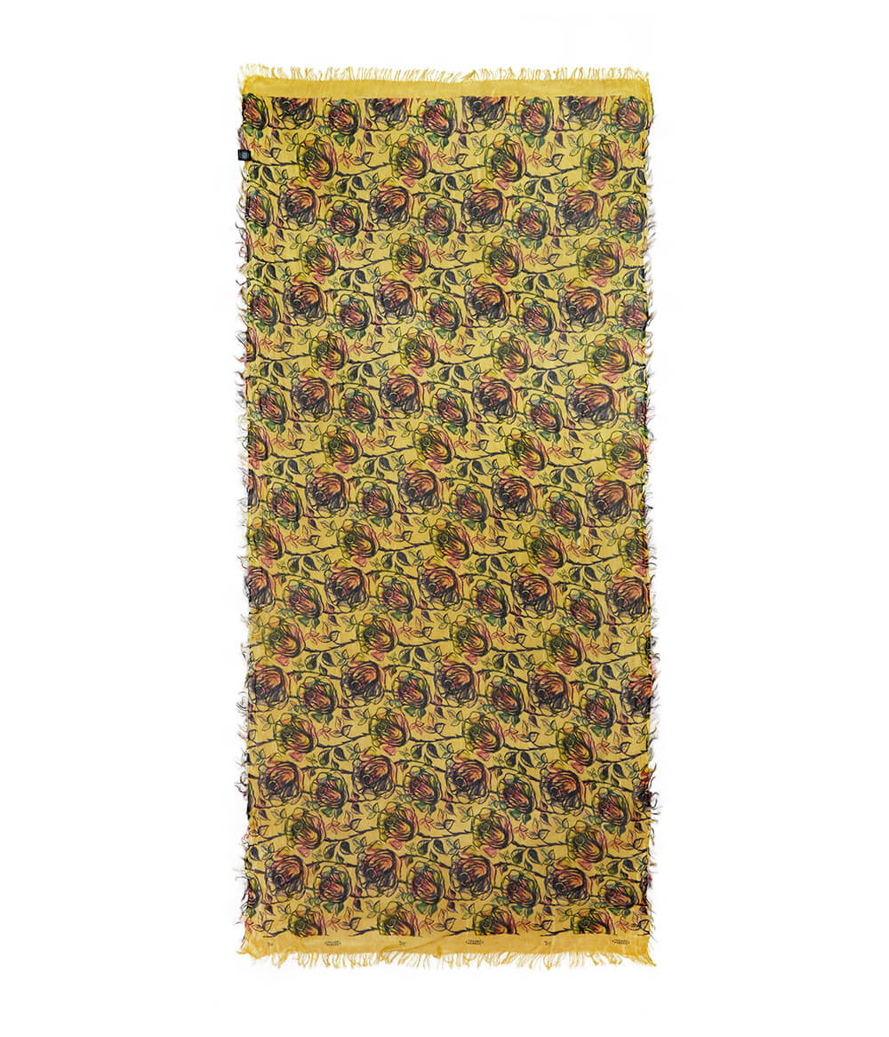 Foulard Warhol Giallo Senape - immagine 2