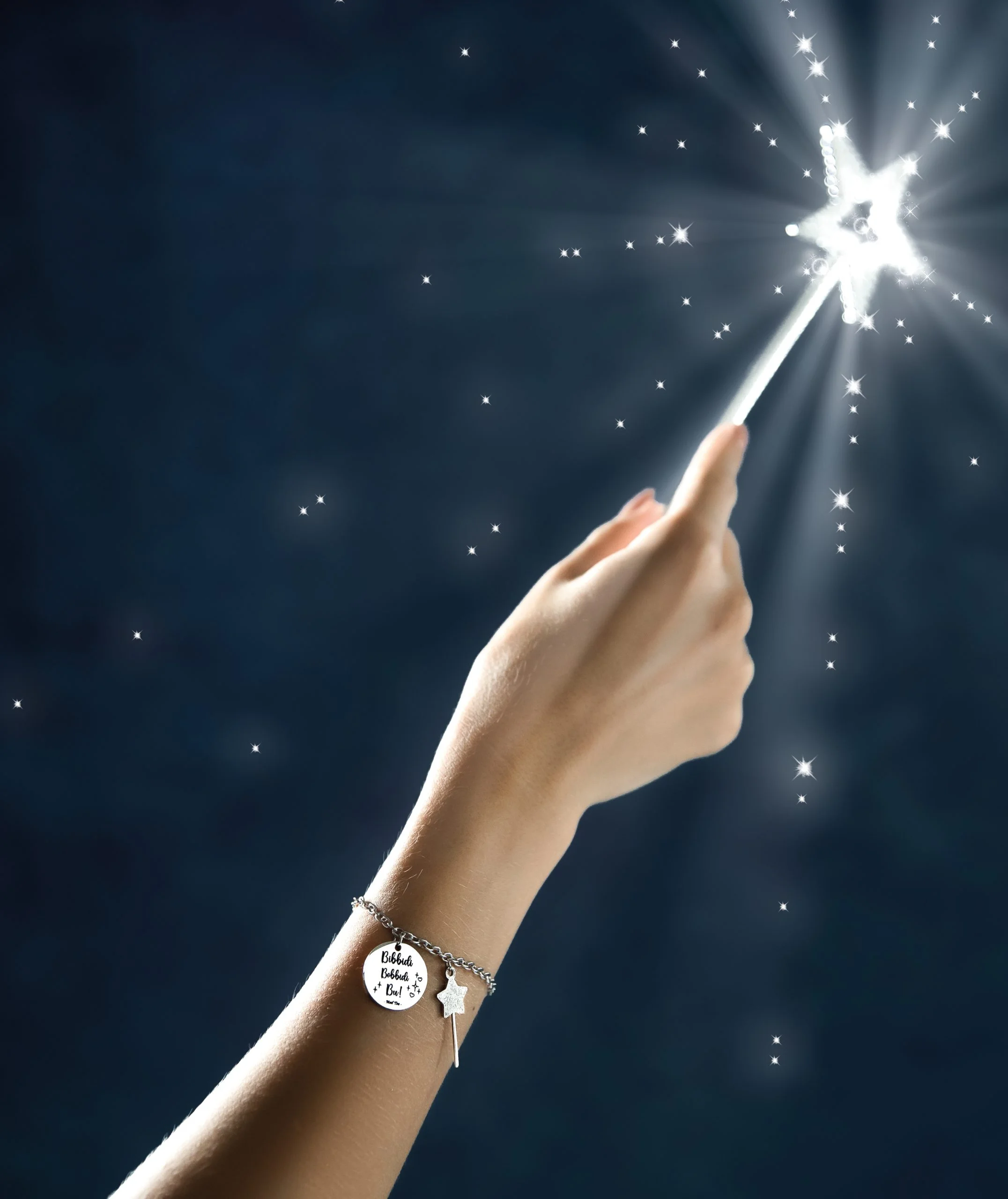 Bracciale Bacchetta Magica "Bibbidi Bobbidi Bu!" - immagine 2