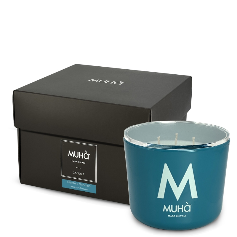 Candela Menta e Sandalo 500gr - immagine 2