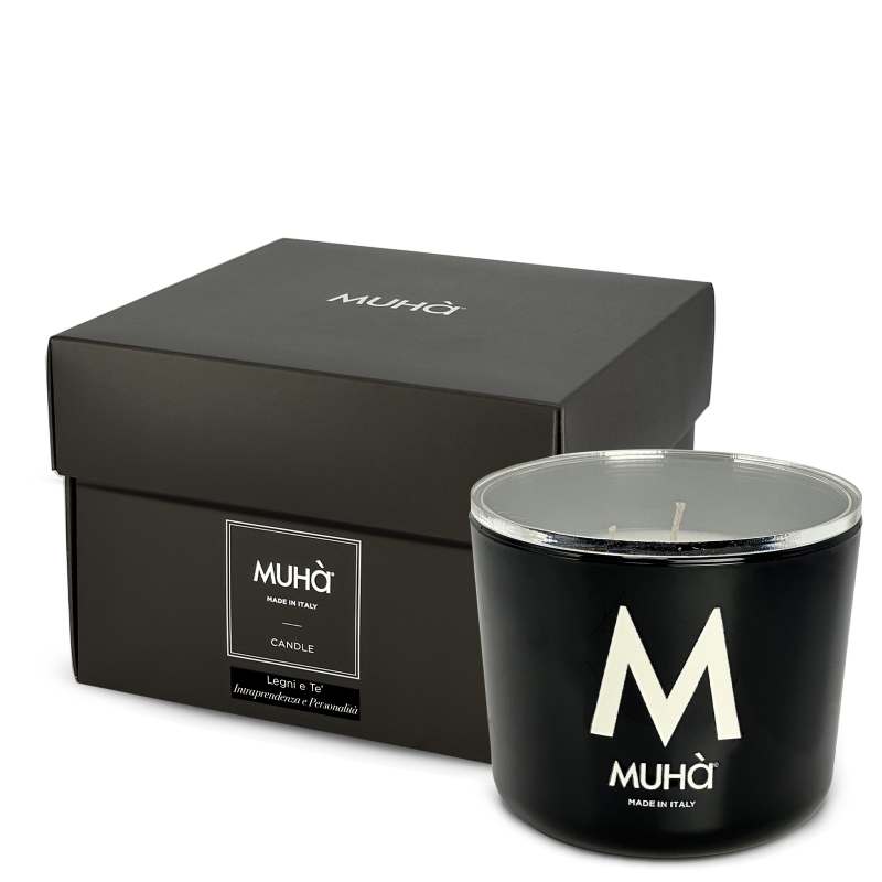 Candela Legni e Tè 500gr - immagine 2