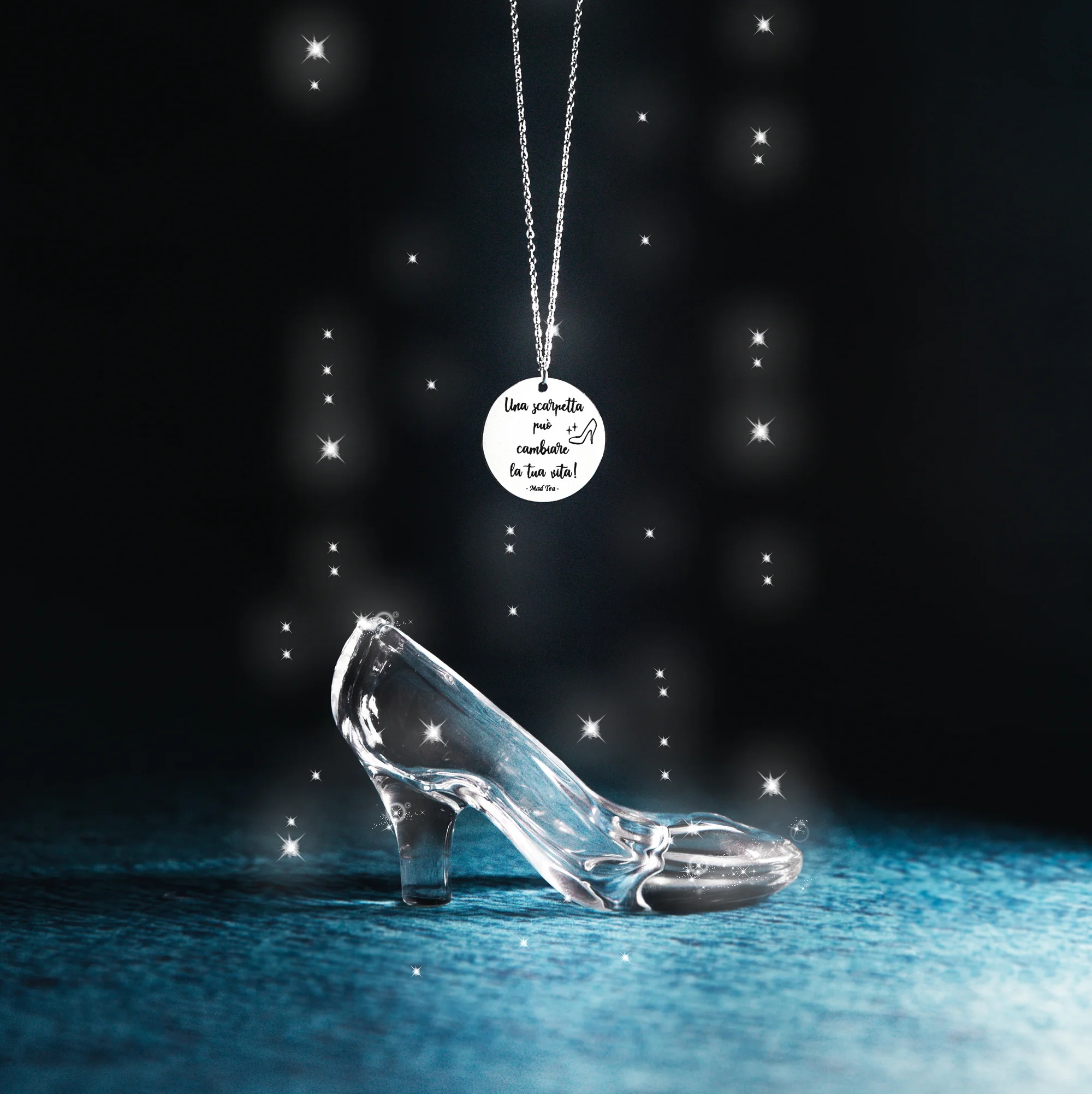 Collana Cenerentola "Una Scarpetta Può Cambiare La Tua Vita" - immagine 2