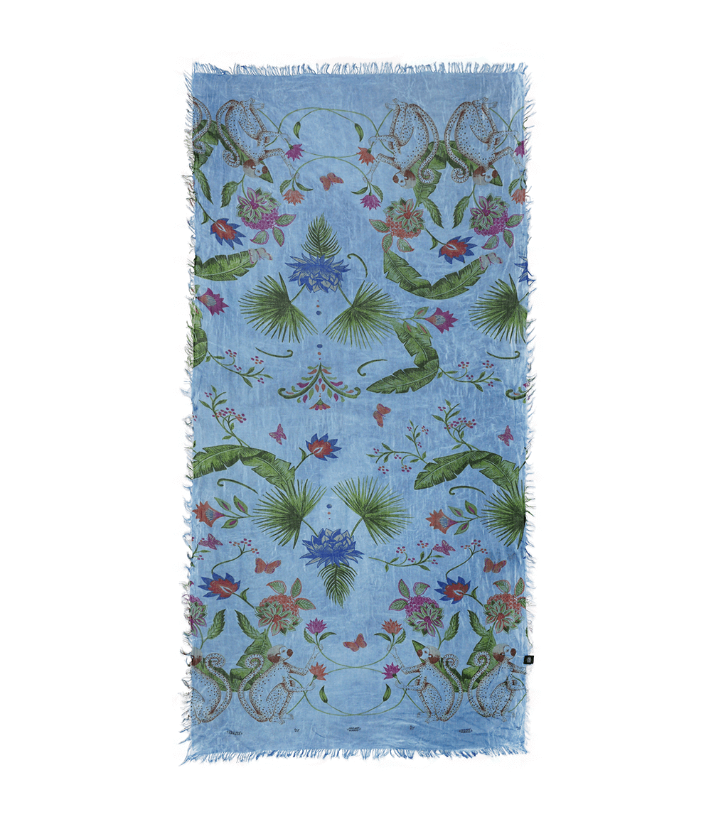 Foulard Frida Azzurro - immagine 2