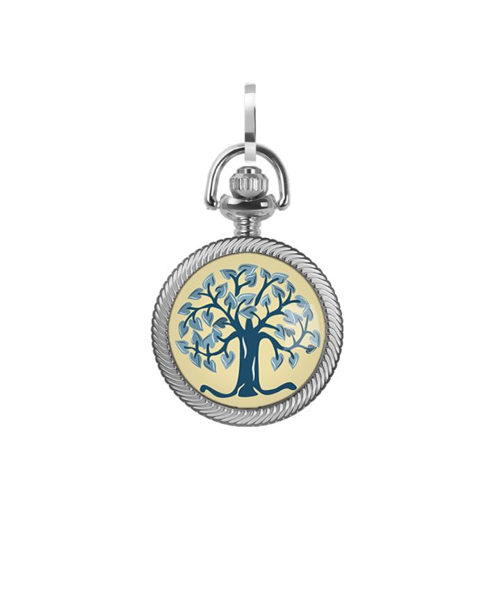 Pocket Albero Della Vita con Collana Fune Acciaio - immagine 2