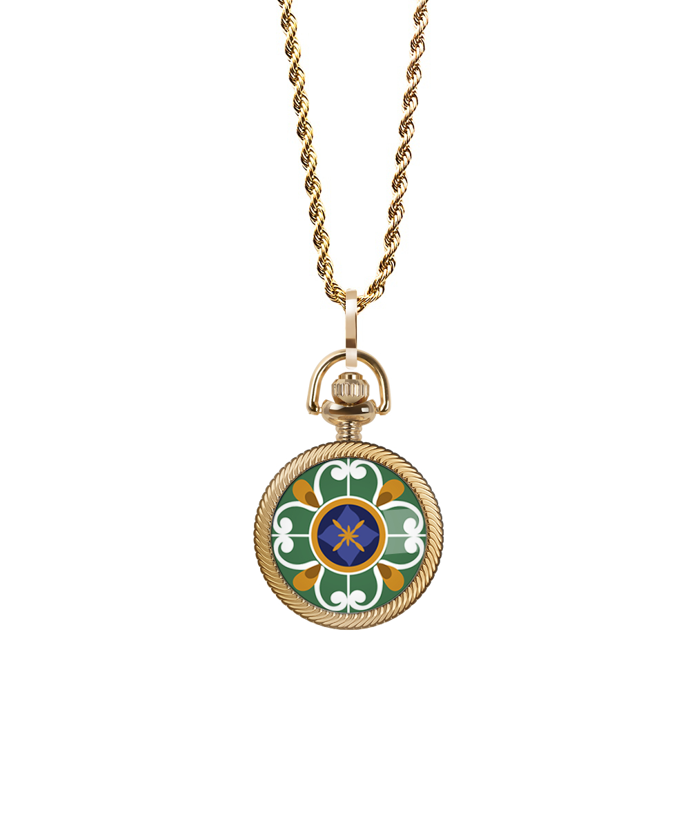 Pocket Cementina e Collana Fune Oro