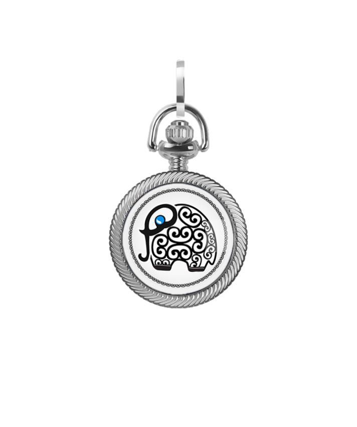 Pocket Elefante con Collana Fune Acciaio - immagine 2