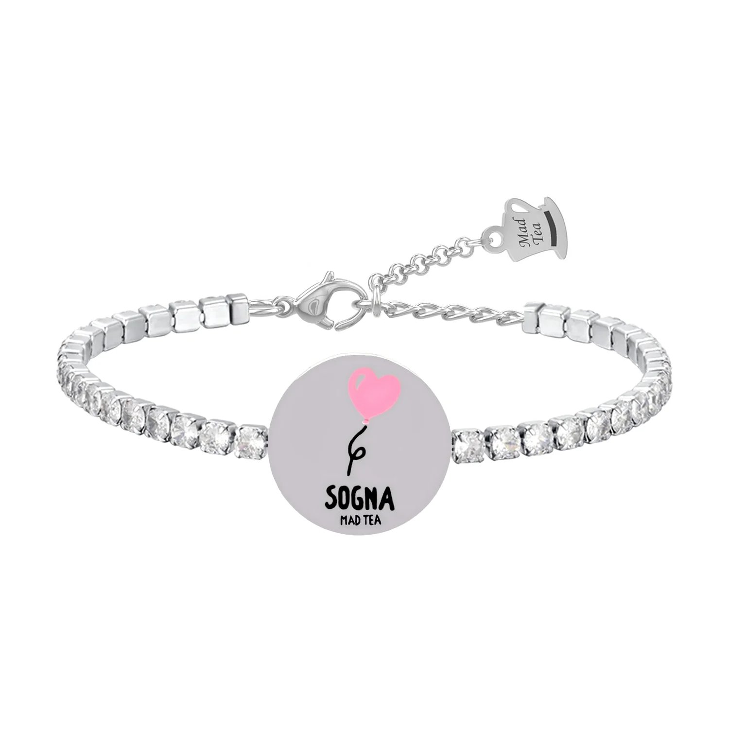 Bracciale Tennis Monetina "Sogna"