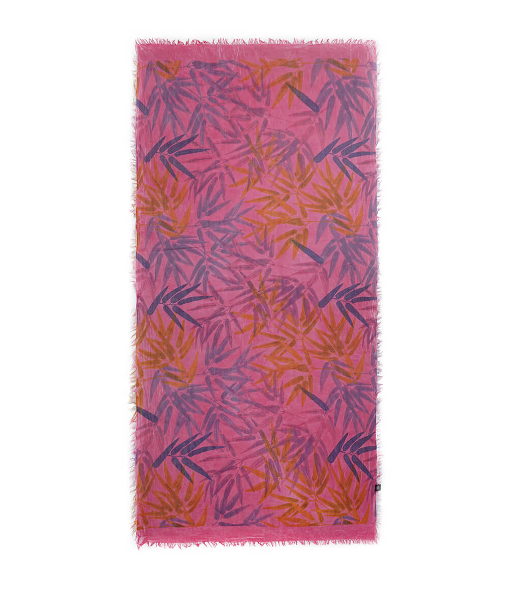 Foulard Hokusai Fuxia - immagine 2