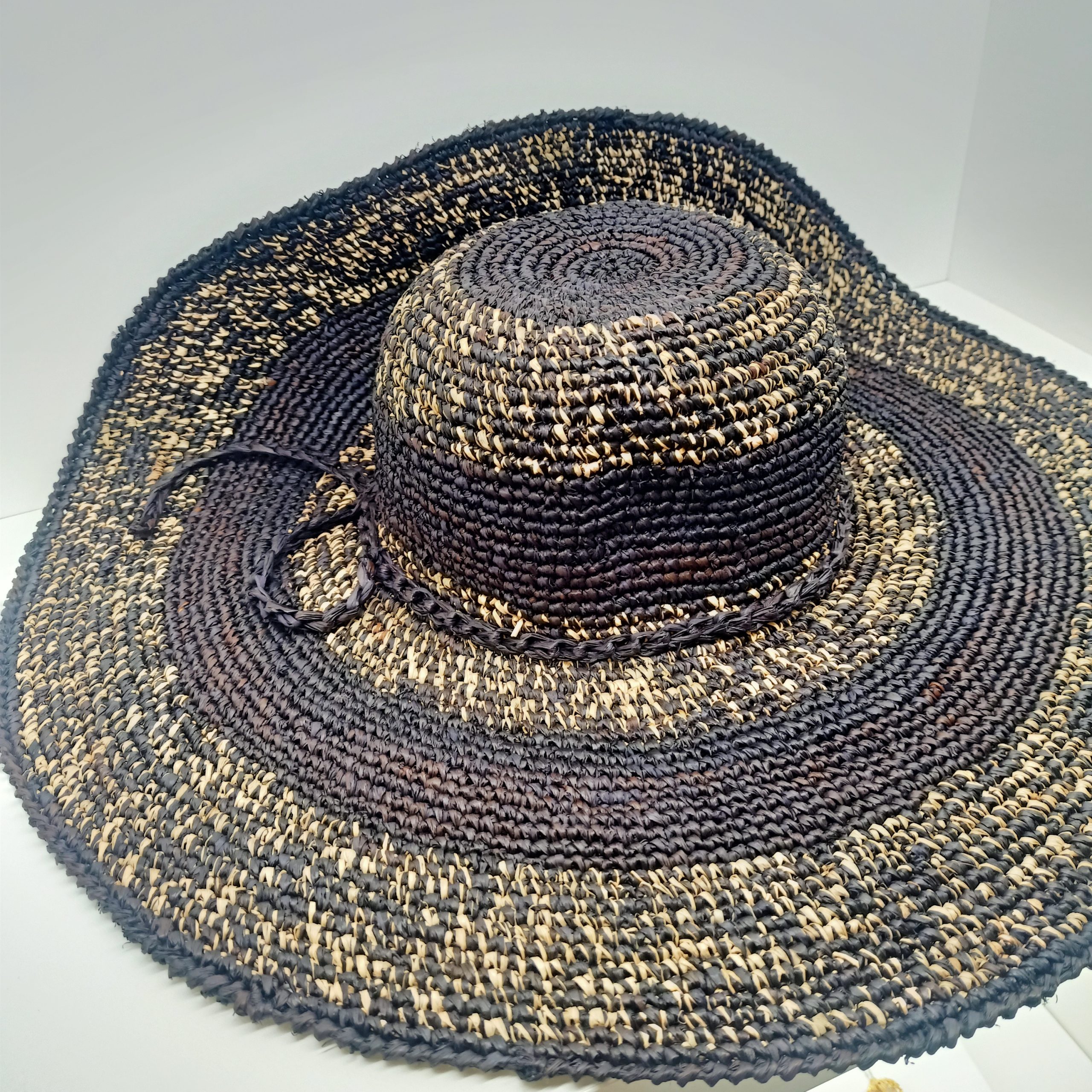 Cappello Raffia Bicolor - immagine 3
