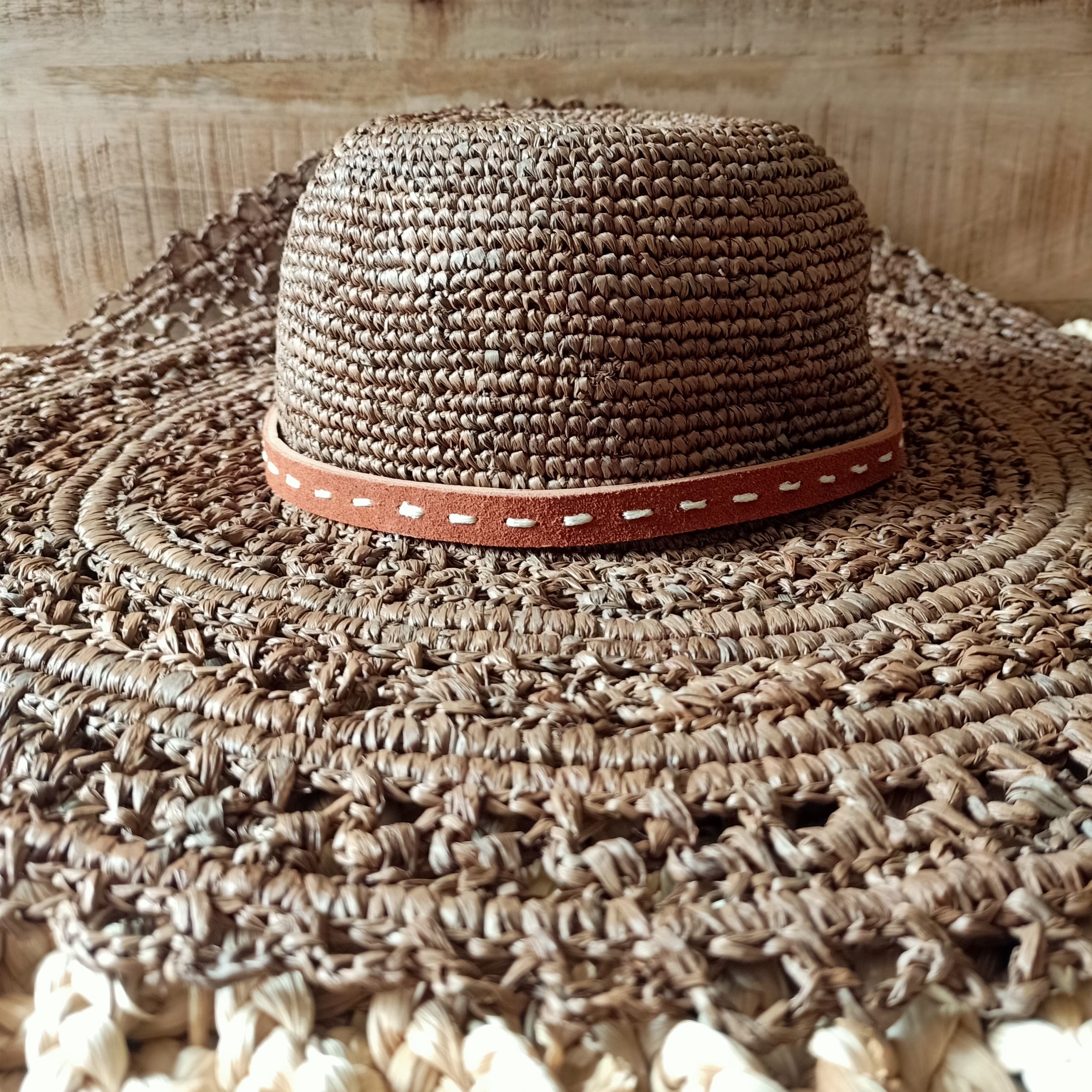 Cappello Raffia Zucchero di Canna
