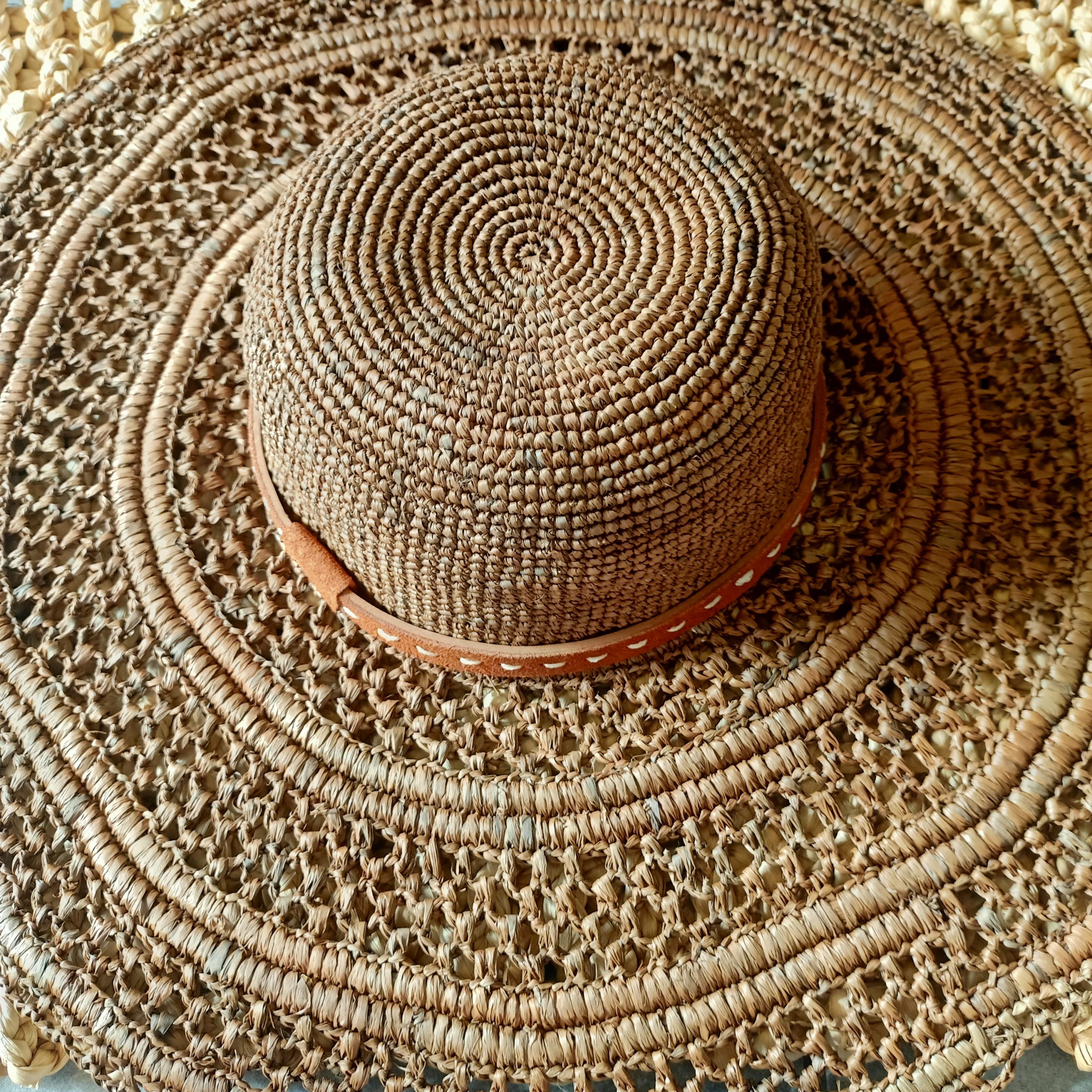 Cappello Raffia Zucchero di Canna - immagine 2