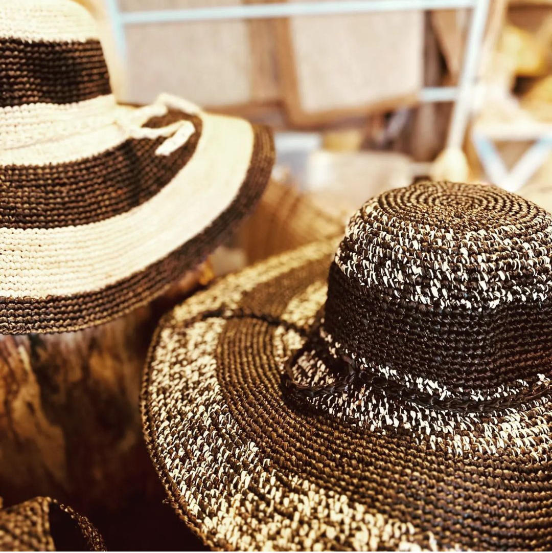 Cappello Raffia Bicolor - immagine 5