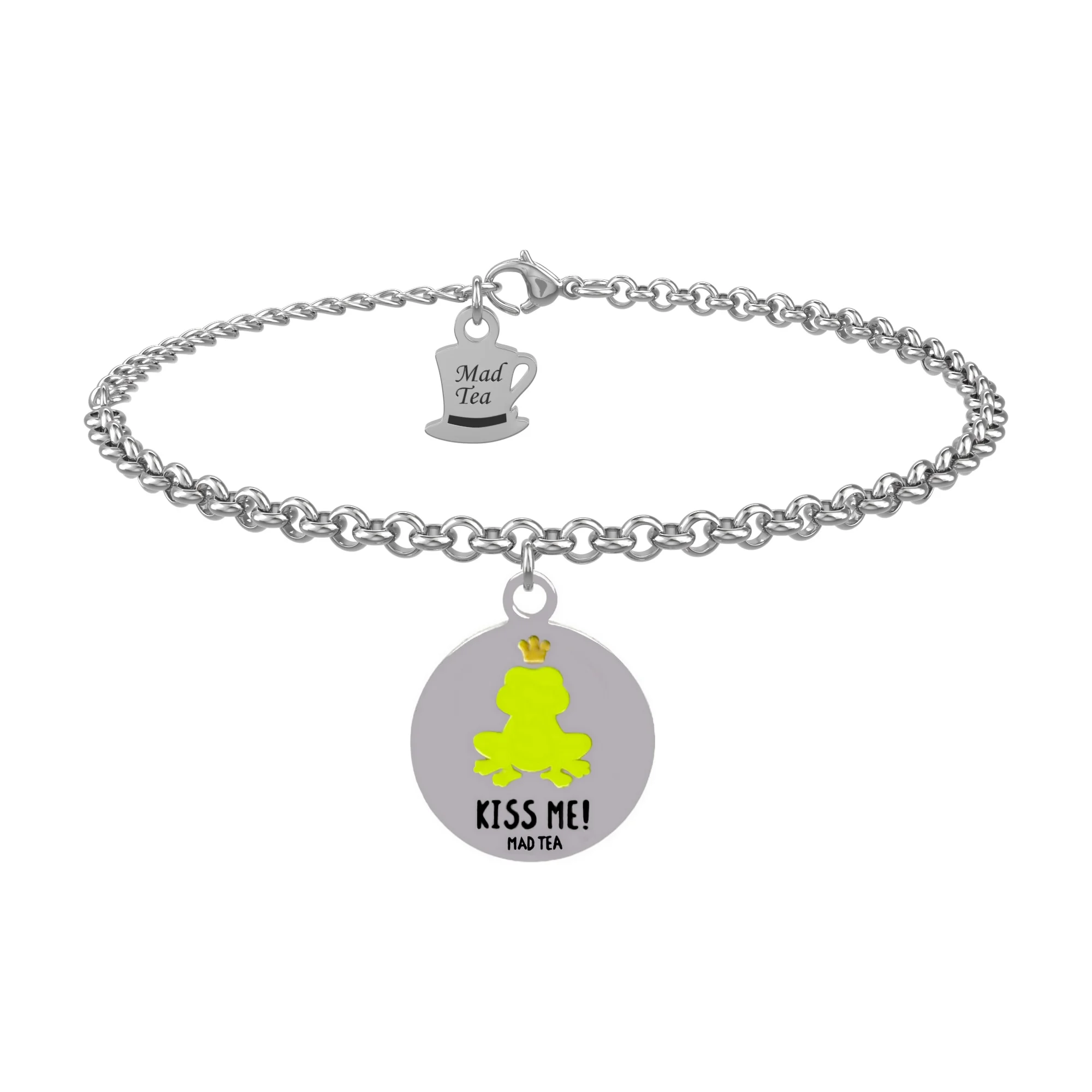 Bracciale Monetina Principessa e Il Ranocchio "Kiss Me"
