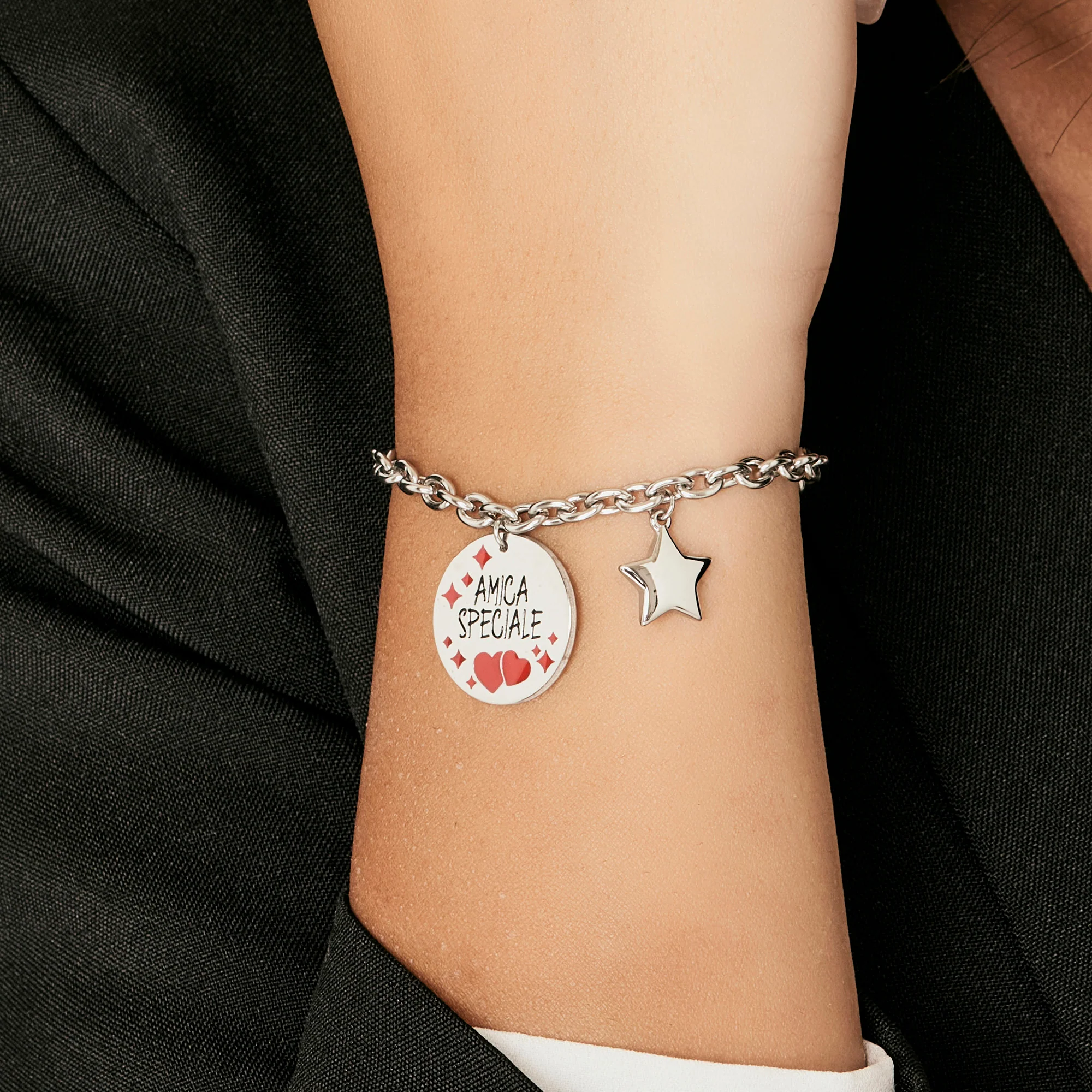 Bracciale Acciaio "Amica Speciale" - immagine 3