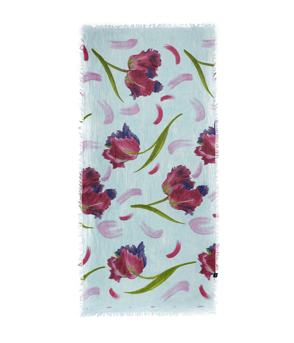 Foulard Dalì Celeste - immagine 2