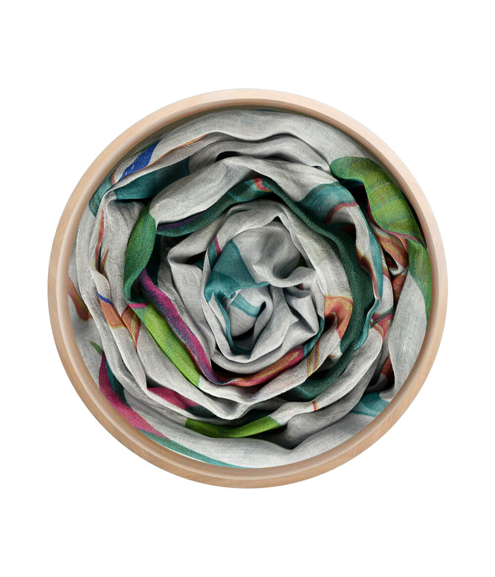 Foulard De Chirico Grigio