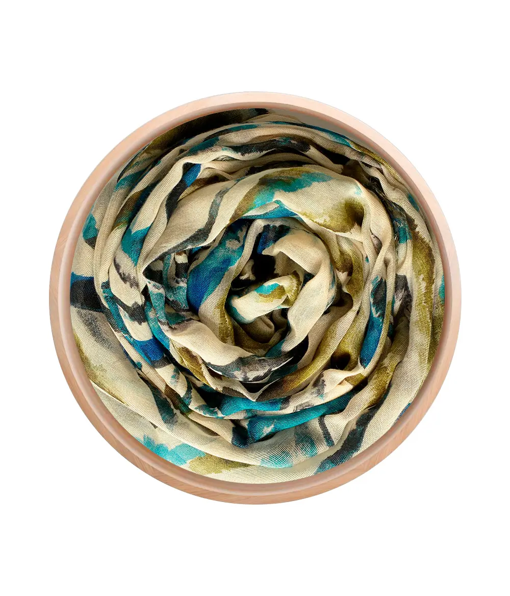 Foulard De Kooning Beige