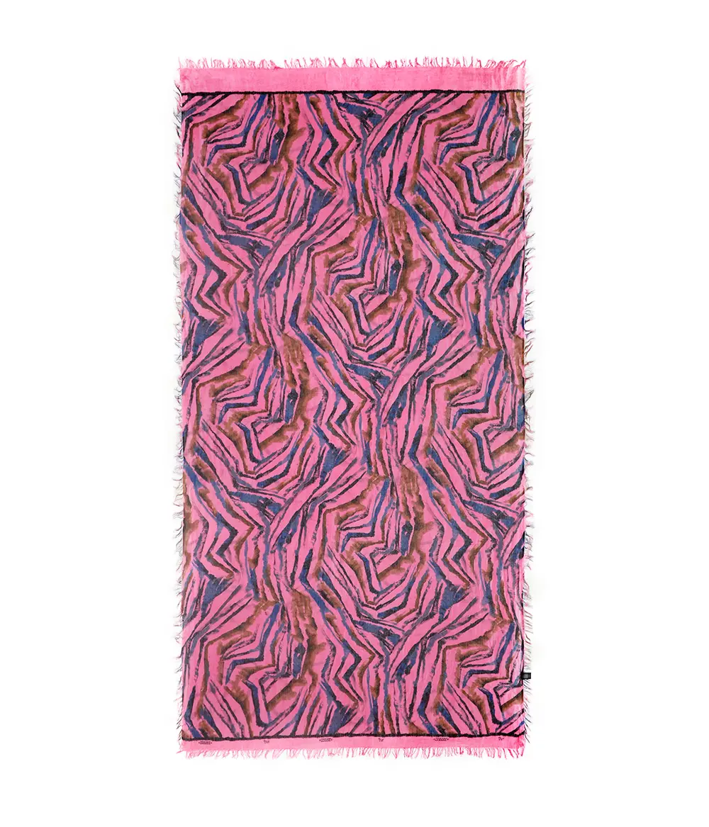 Foulard De Kooning Fuxia - immagine 2