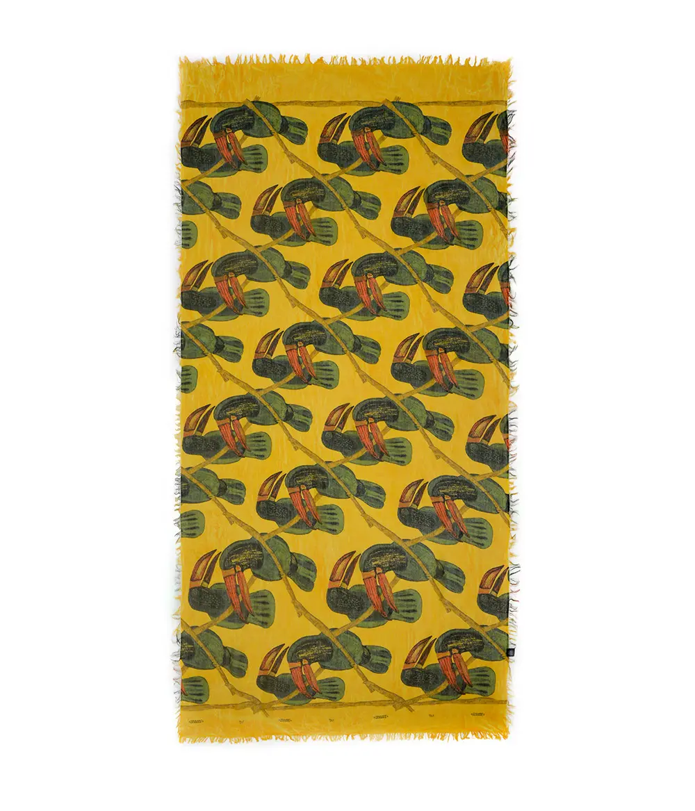 Foulard Magritte Giallo - immagine 2