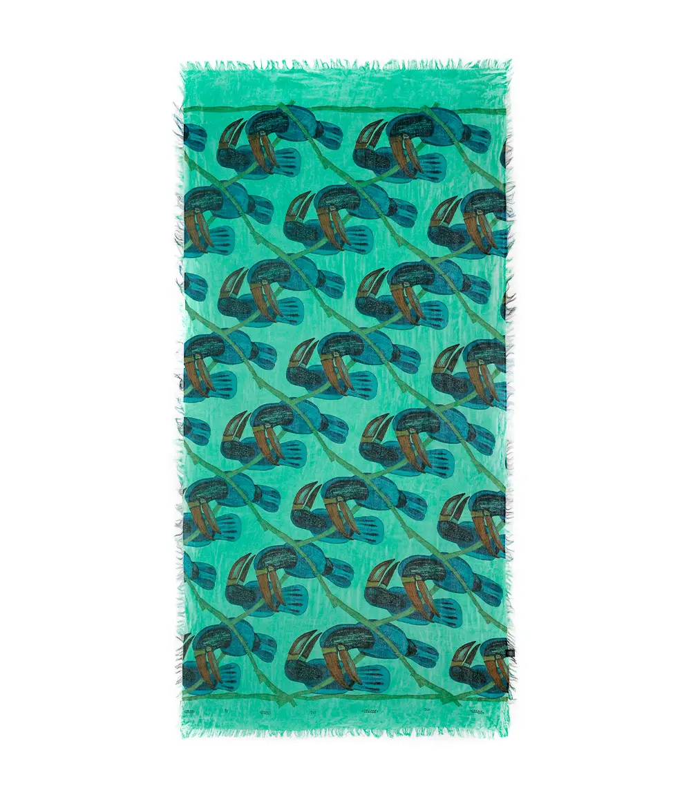 Foulard Magritte Acqua - immagine 2