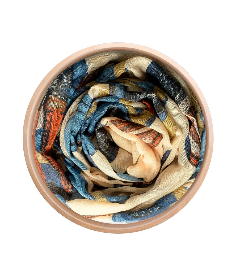 Foulard Magritte Beige