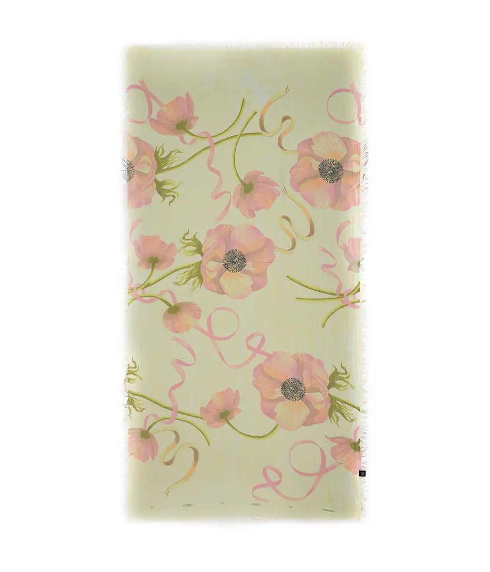Foulard O'Keeffe Giallo Pallido - immagine 2