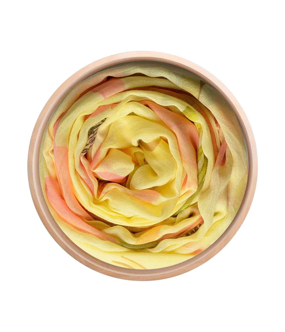 Foulard O'Keeffe Giallo Pallido