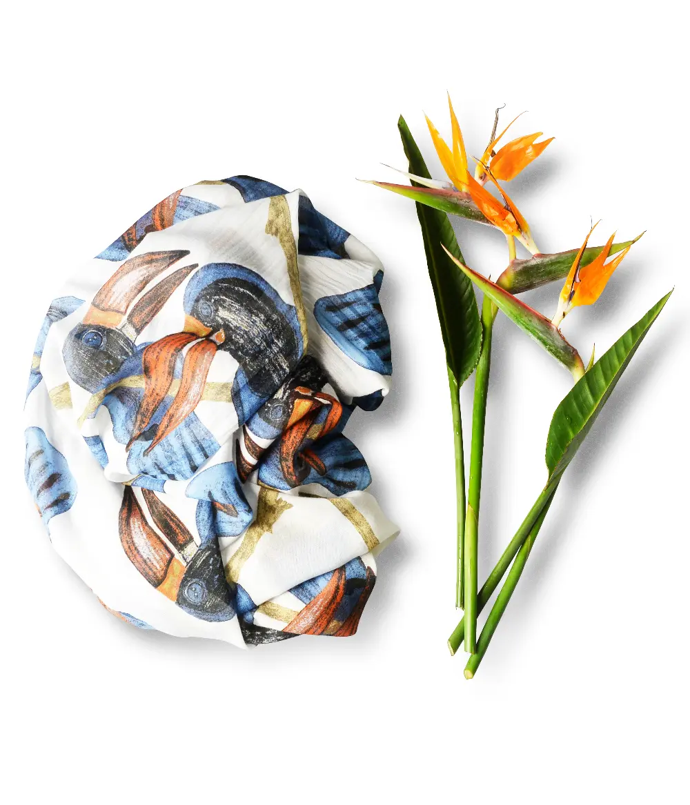Foulard Magritte Bianco - immagine 3